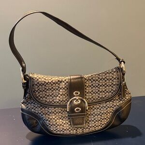 Coach Stylish Black and Gray Women's Bag